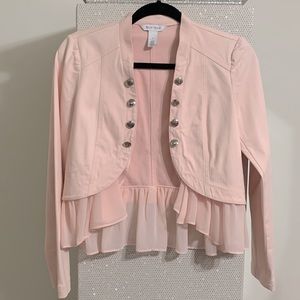 White House Black Market pink blazer
